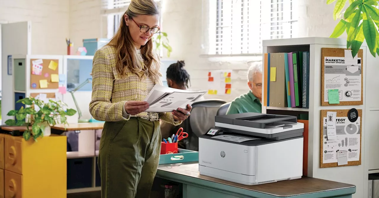 This dynamic HP LaserJet Pro does it all and right now it’s $50 off