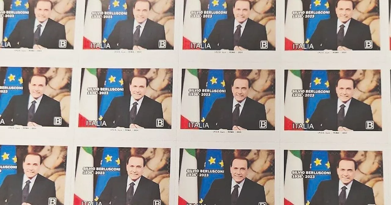 Ecco il francobollo di Poste italiane per Silvio Berlusconi emesso nel giorno del suo compleanno