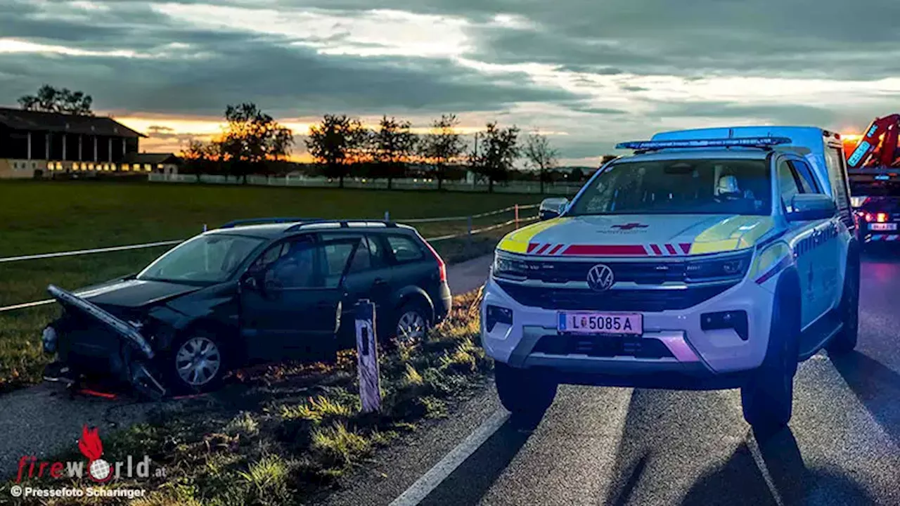 Schwerer Verkehrsunfall auf der B147 bei Burgkirchen