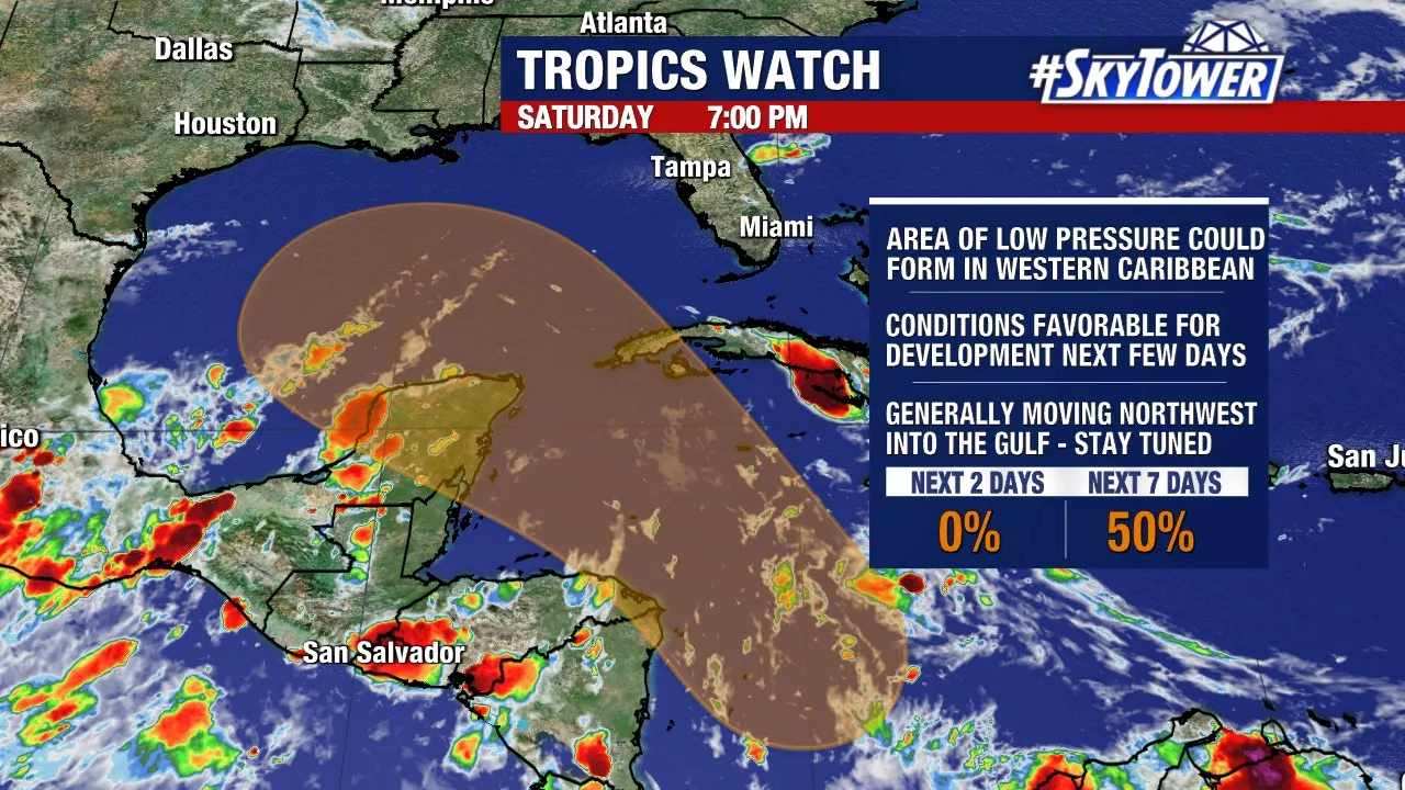 Next Tropical System Brewing in Caribbean as Southeast Recovers from Hurricane Helene