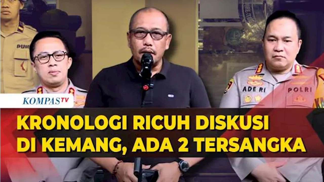 [FULL] Polisi Ungkap Kronologi hingga Penetapan 2 Tersangka, Terkait Pembubaran Diskusi di Kemang