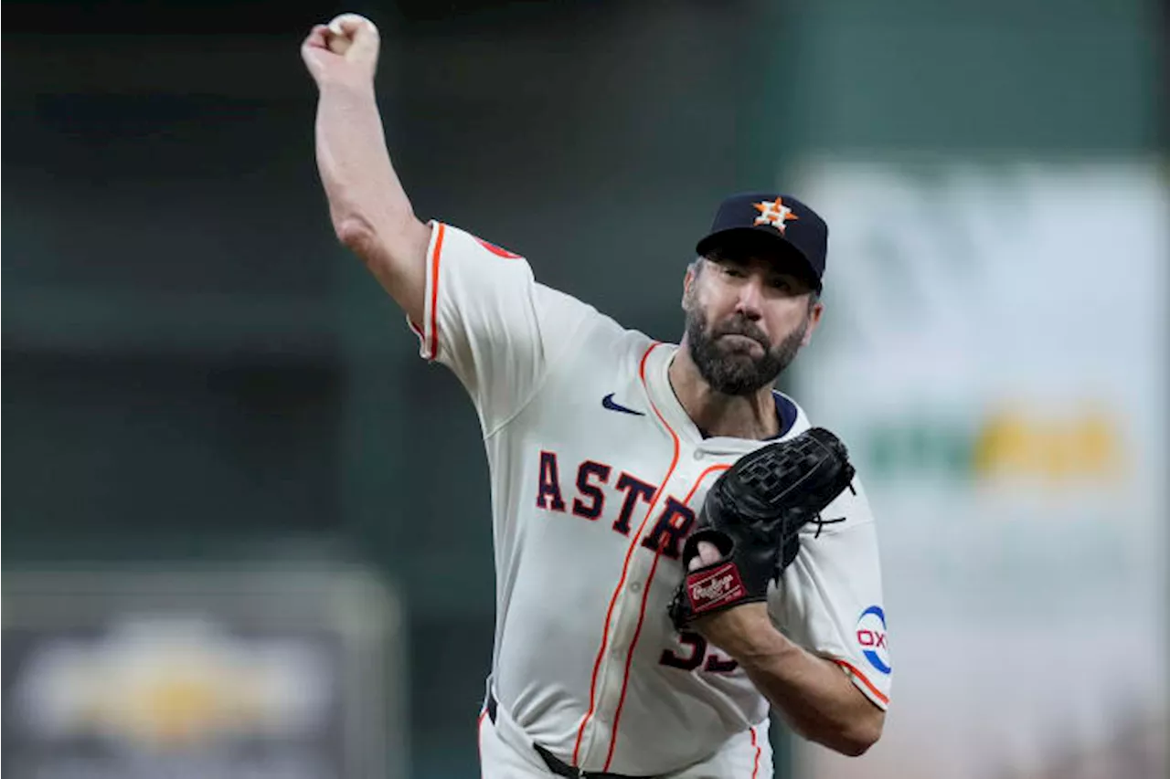 Justin Verlander earns his 262nd win as AL West champion Astros beat Guardians 4-3