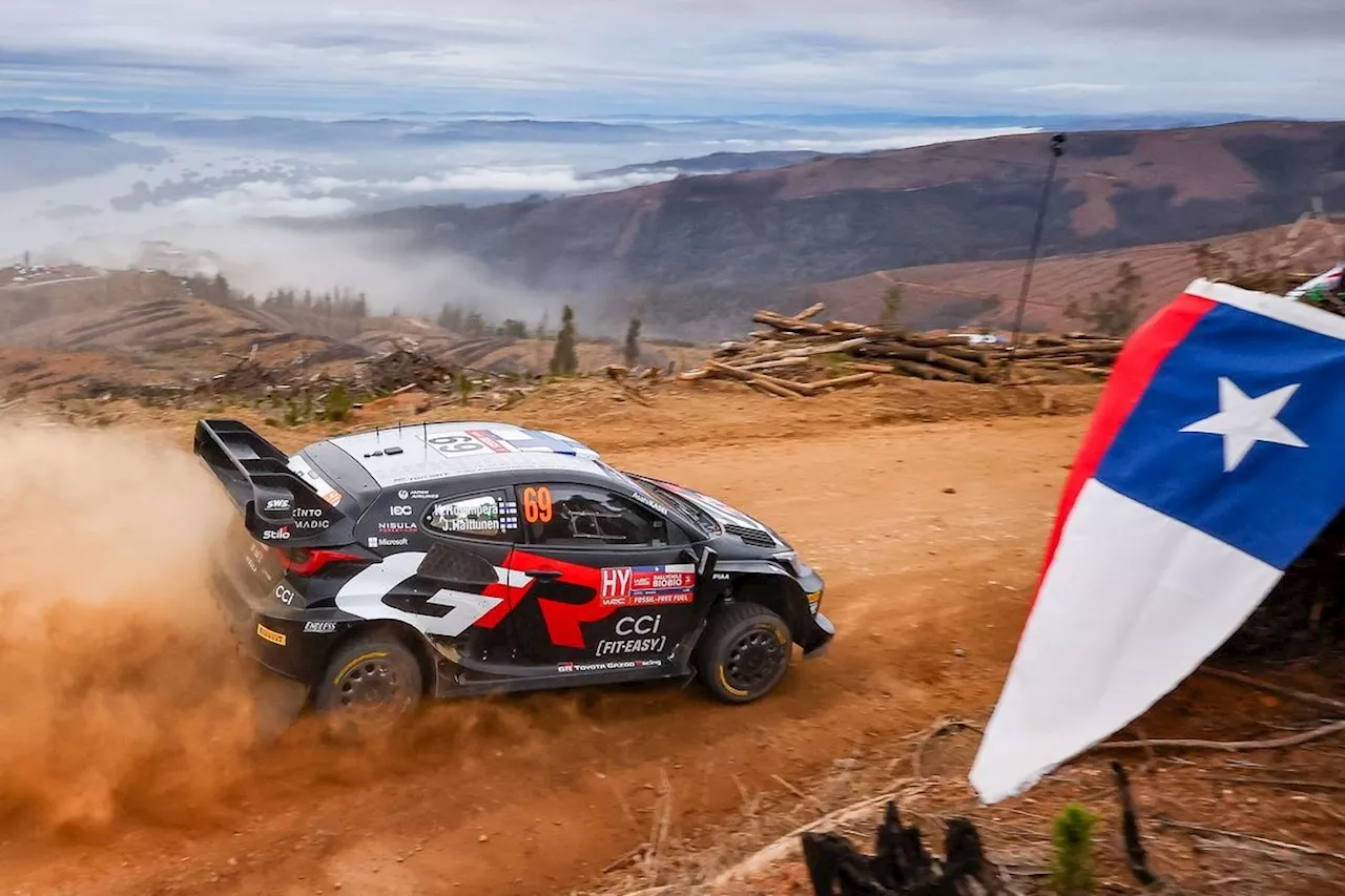 WRC: Kalle Rovanperä seals victory for Toyota at Rally Chile