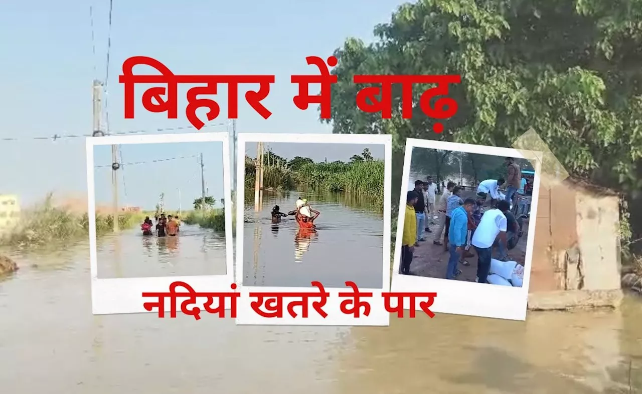 बिहार में &#039;जल प्रलय&#039;, बहा आशियाना, डूबे खेत-खलिहान... कोसी-बागमती समेत उफान पर कई नदियां