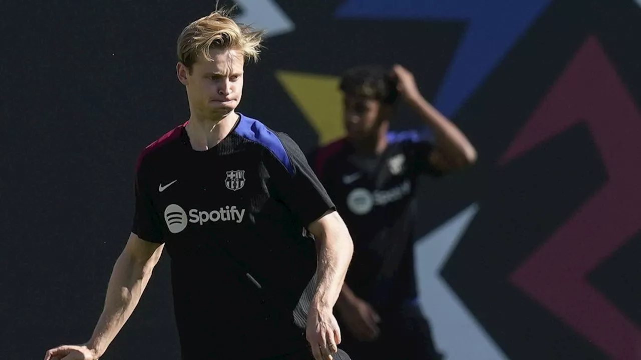 Frenkie de Jong bijna klaar voor rentree na blessure