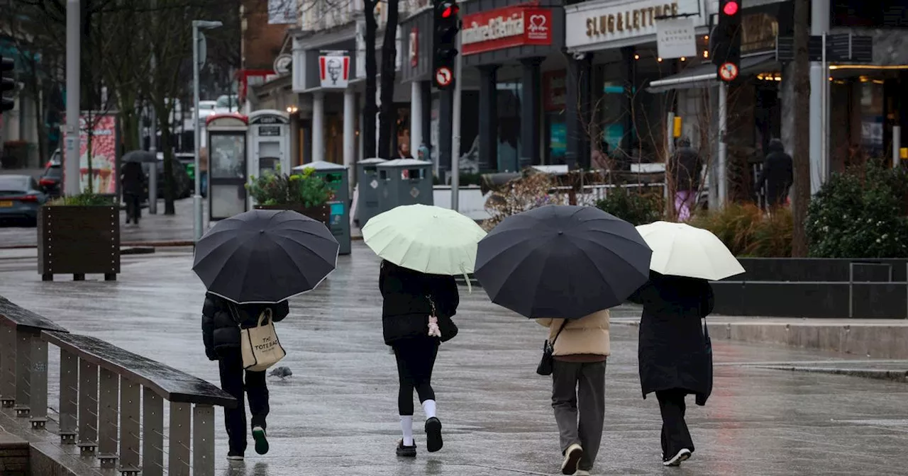 Heavy rain warning for East Midlands throughout Monday