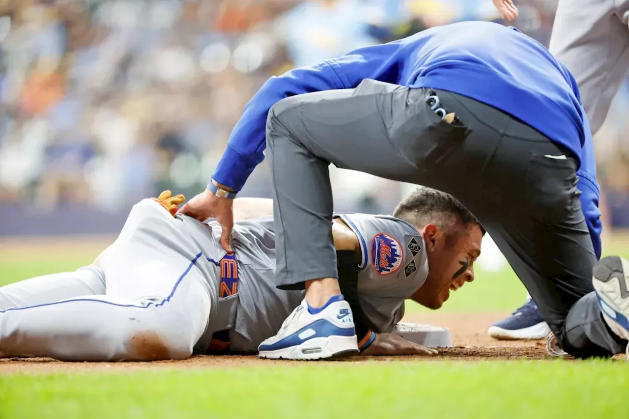 Francisco Alvarez returns to action as pinch hitter a day after back injury