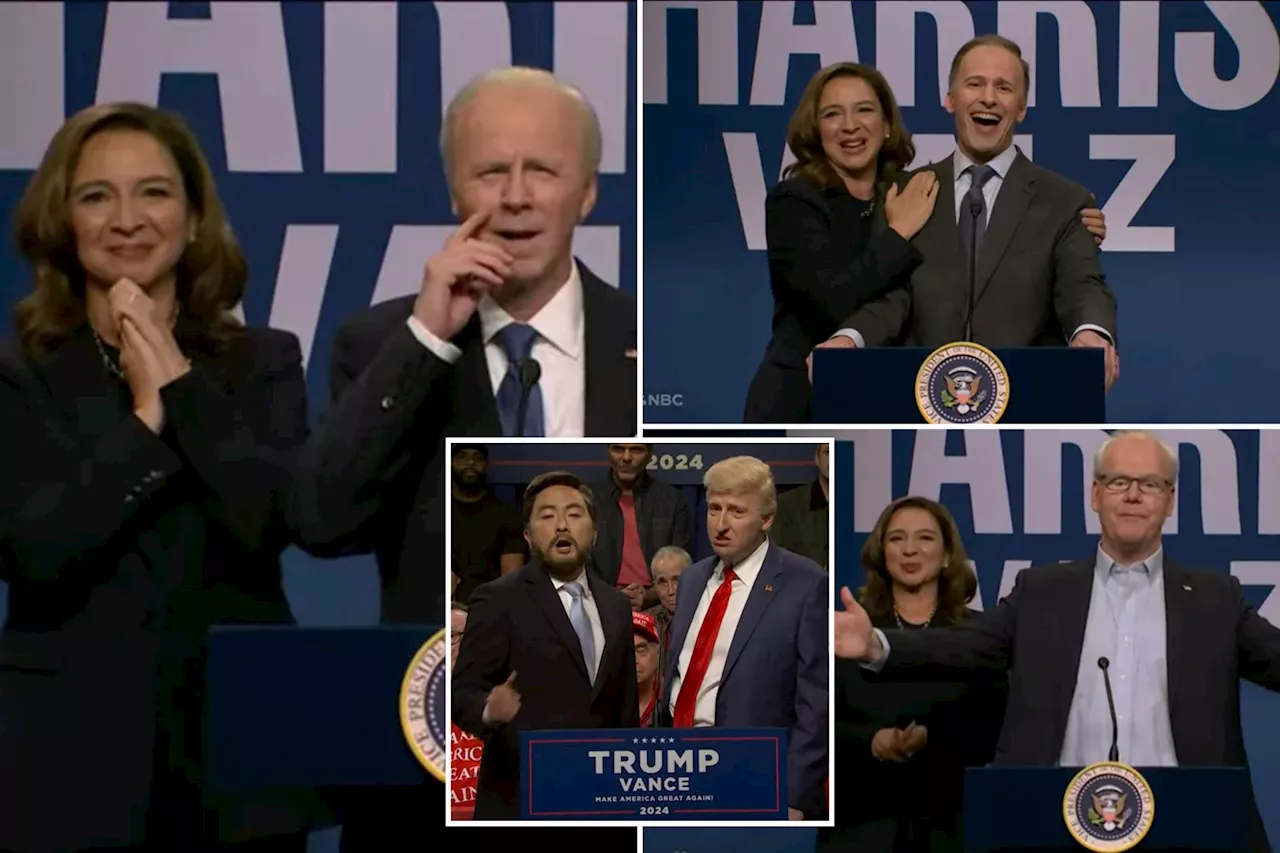 Maya Rudolph returns as Kamala Harris in ‘SNL’ Season 50 premiere star-studded cold open