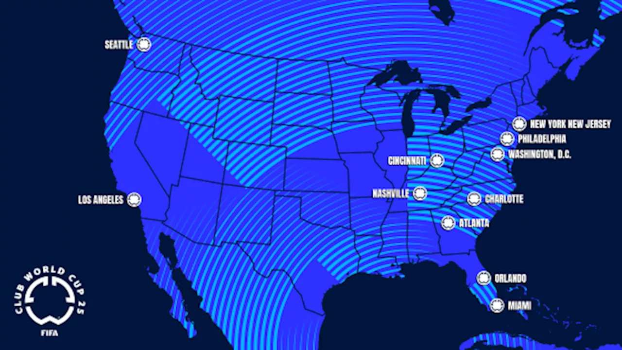 2025 Club World Cup: FIFA reveals 12 stadiums