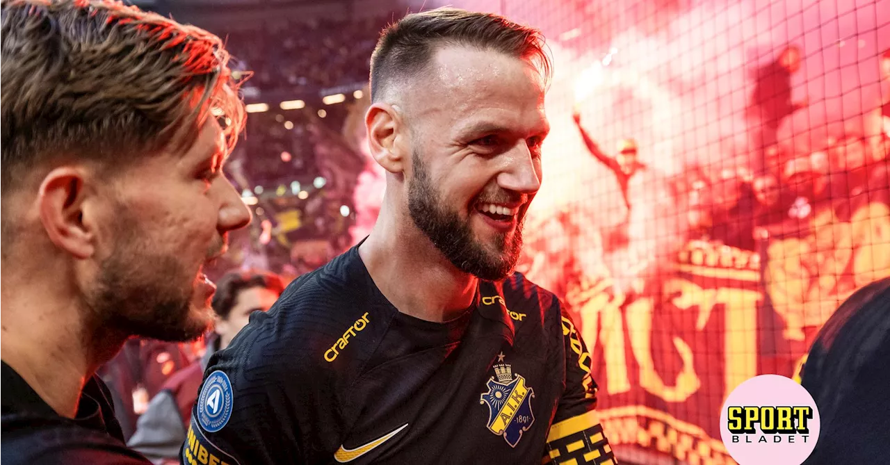 Milosevic stöttas av AIK: ”Han är vår kapten”