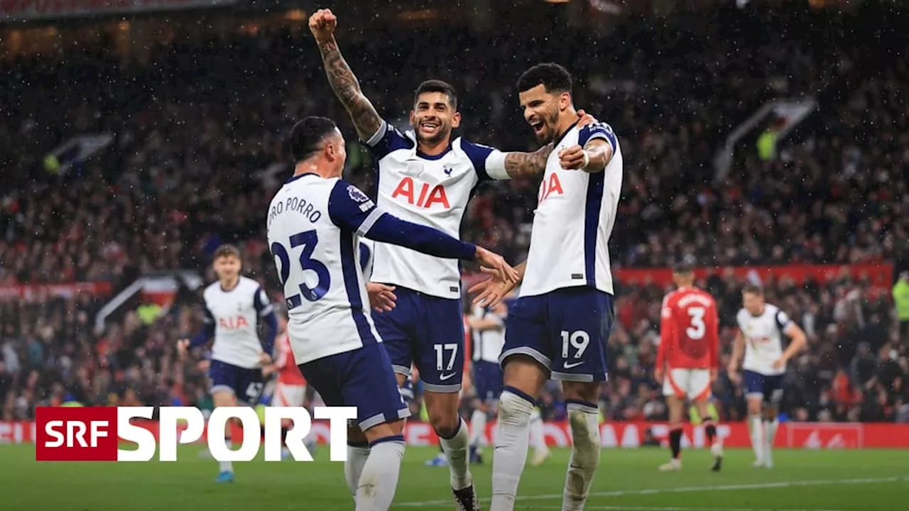 Desolate «Red Devils»: Tottenham gewinnt im Old Trafford mit 3:0