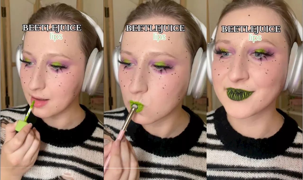 How the 'Beetlejuice lips' beauty trend celebrates imperfections