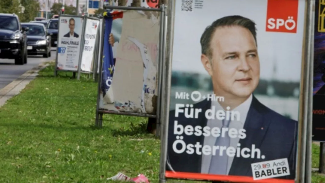 Österreichische Parlamentswahl: FPÖ könnte stärkste Kraft werden