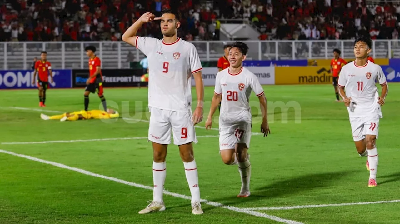 Garuda Muda Tekuk Timor Leste 3-1, Intip Gaya Selebrasi Jens Raven