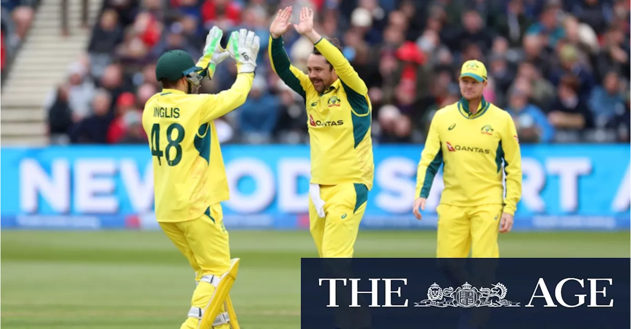 Australia seal ODI series after rain-affected win over England