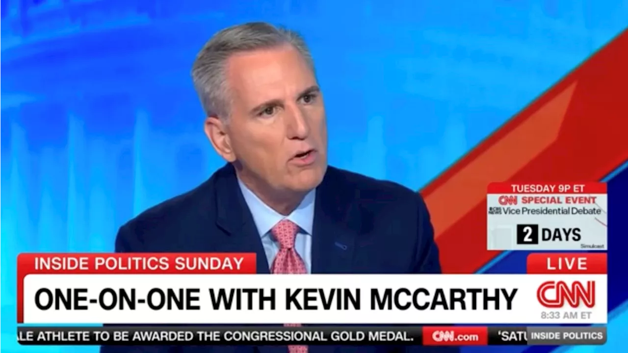 McCarthy Dodges Question On Trump's 'Mentally Disabled' Attack