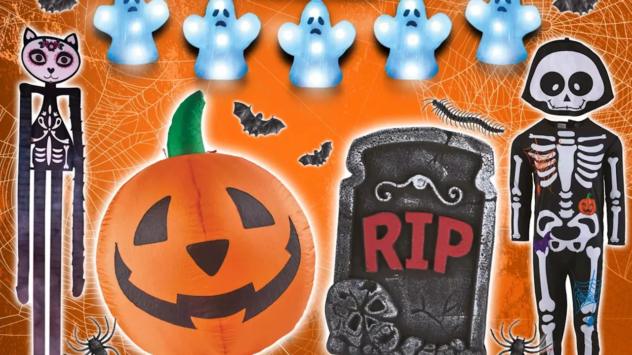 Aldi shoppers rush to stores for Halloween essentials including decorations & kids costumes