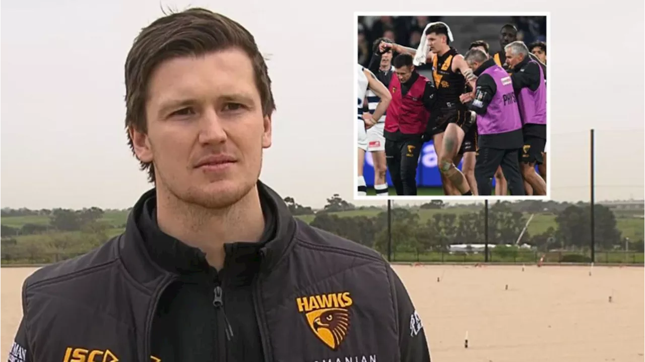 Injured Hawthorn forward Mitch Lewis makes painful admission about surgery