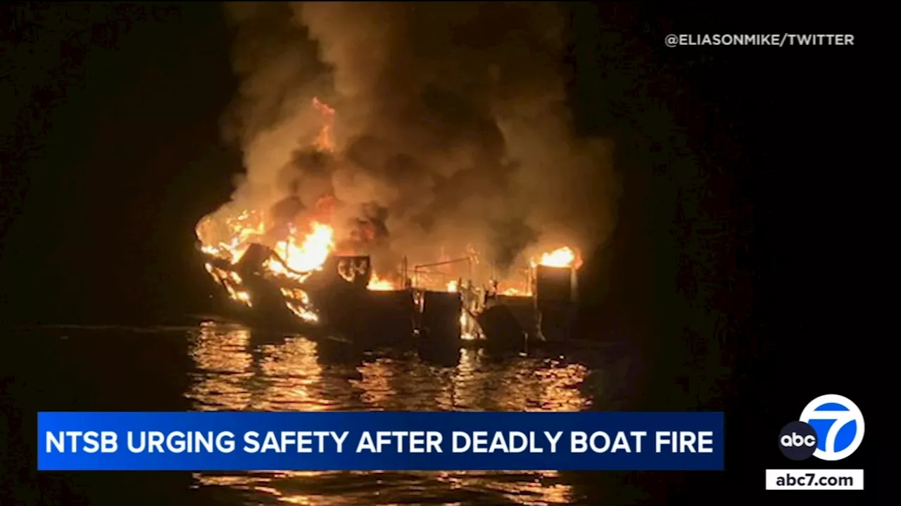 5 years after deadly Conception fire NTSB pushing Coast Guard to improve boat safety