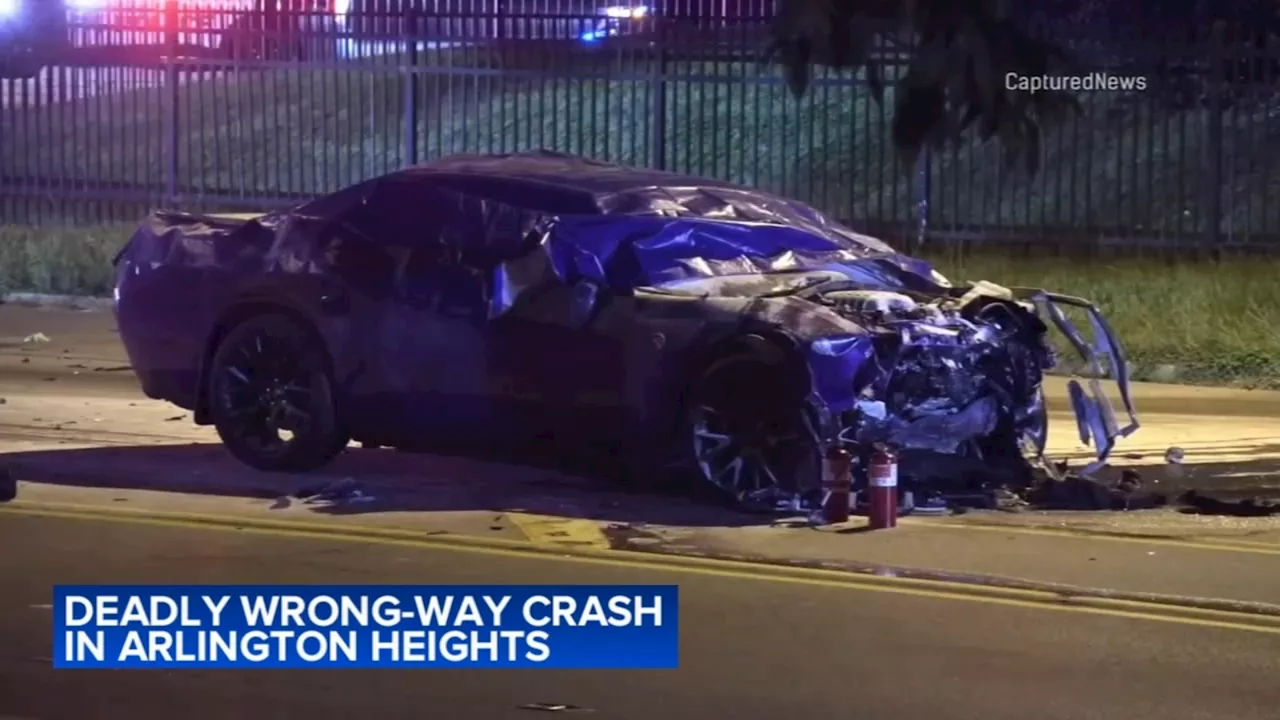 Driver killed, another seriously injured in wrong-way crash in Arlington Heights: police