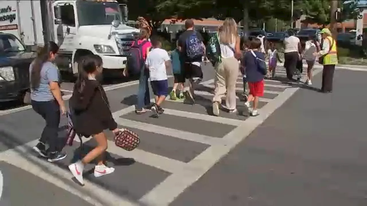 Pedestrian safety top of mind on first day of school after student, mother killed in June