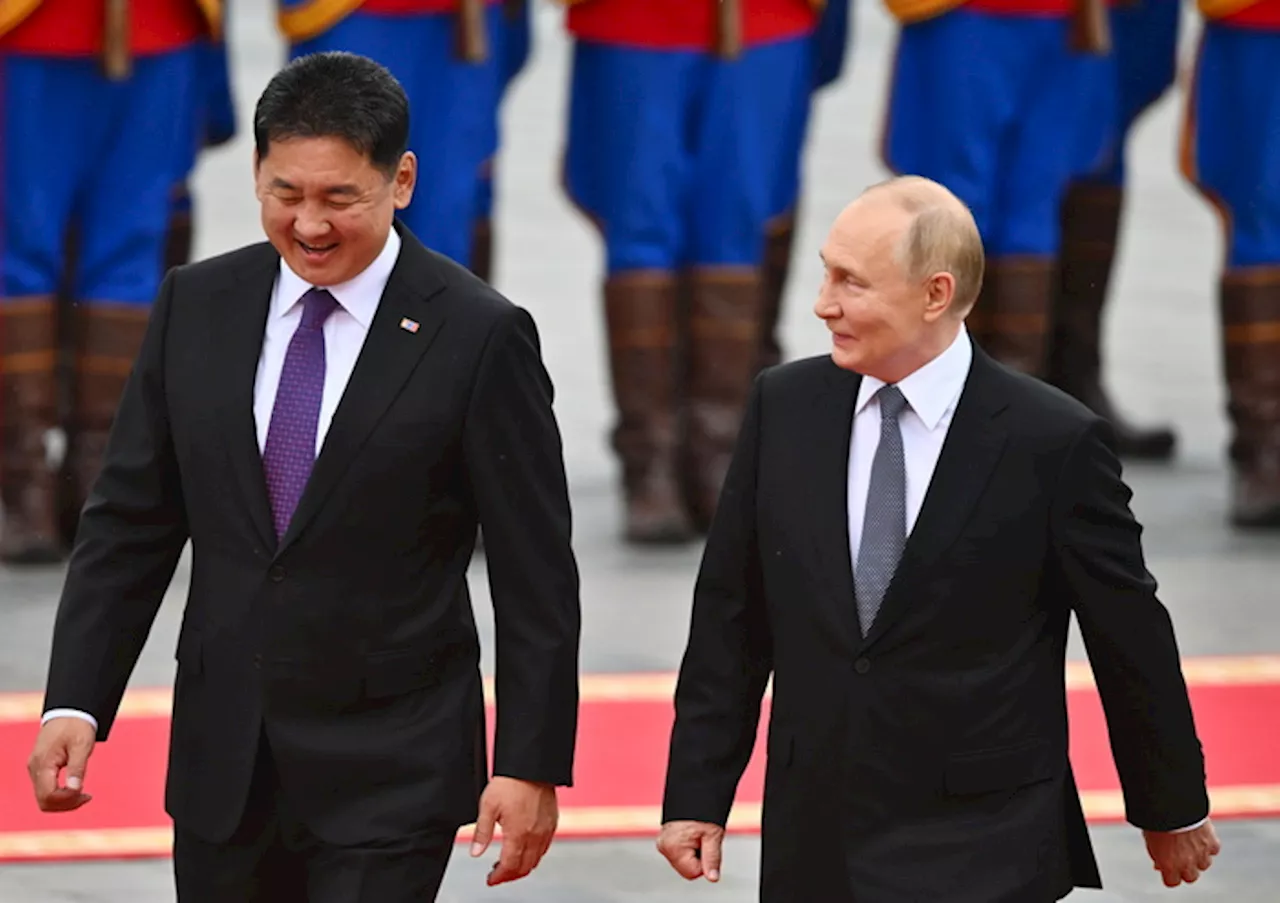 Il presidente russo, Vladimir Putin visita la Mongolia