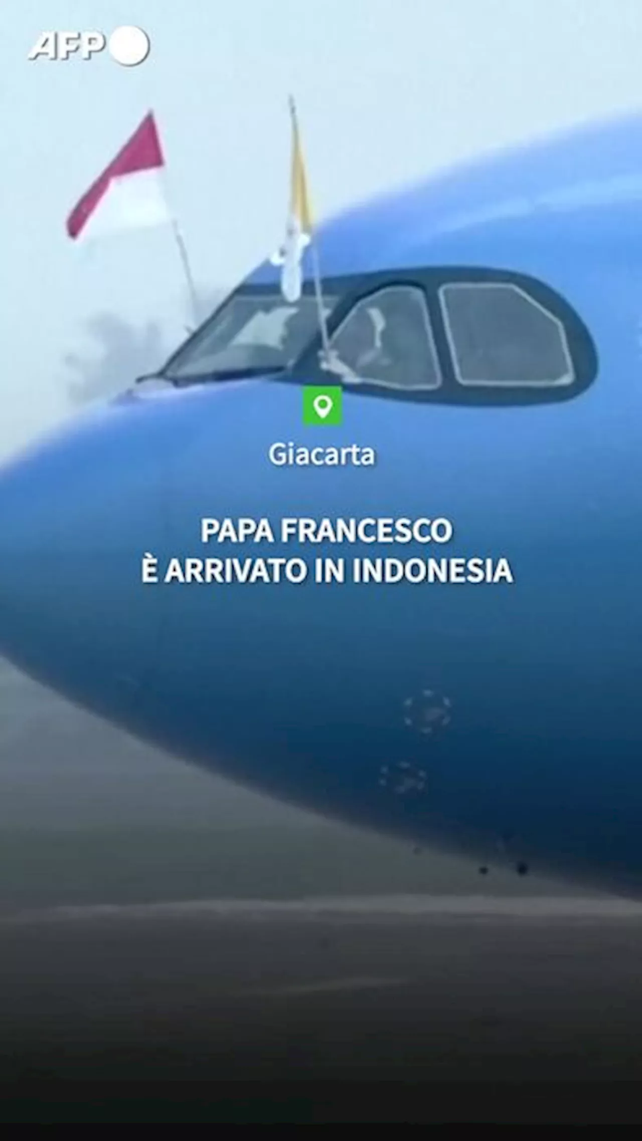 Papa Francesco è arrivato in Indonesia