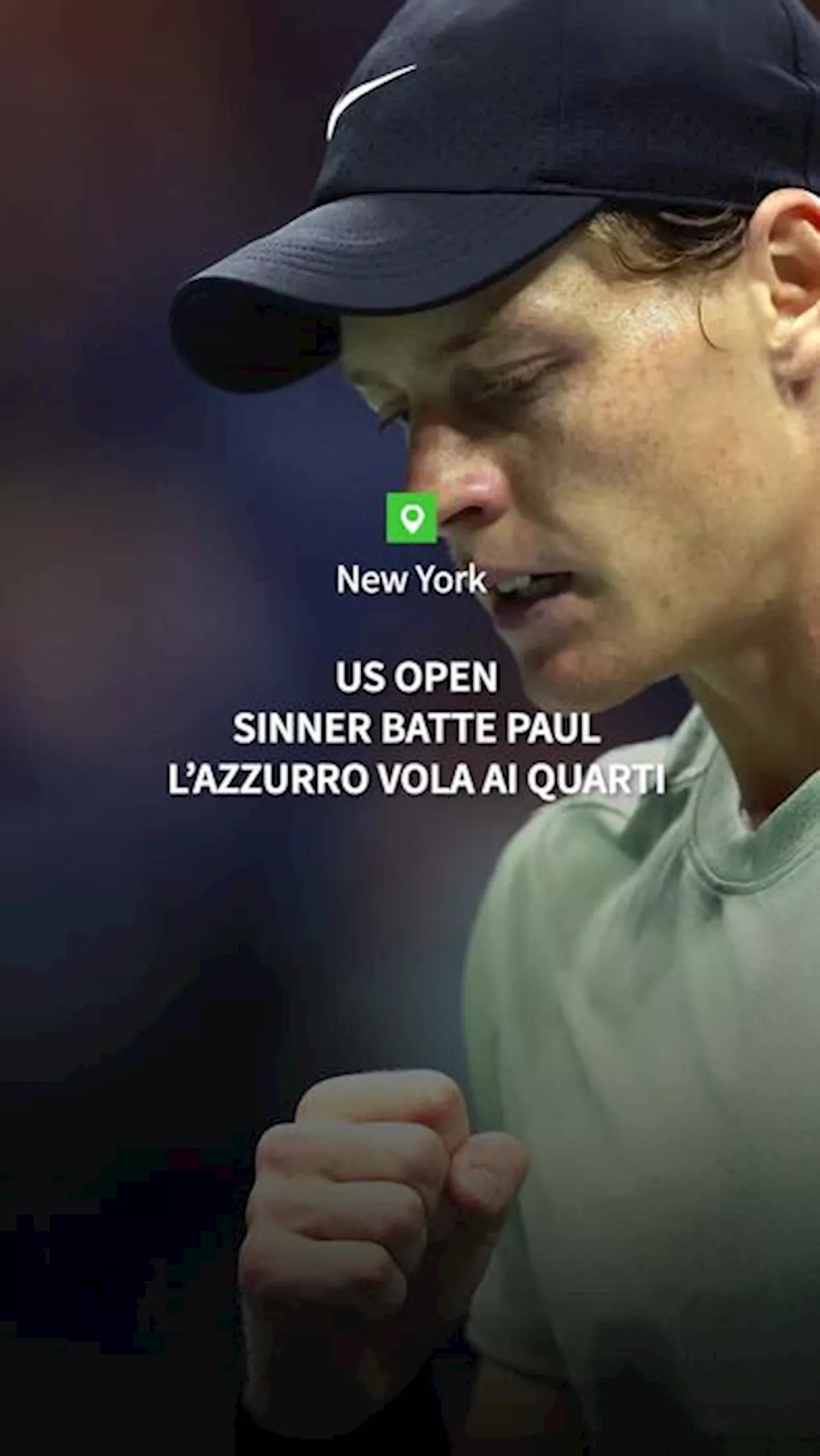 Us Open, Sinner batte Paul: l'azzurro vola ai quarti