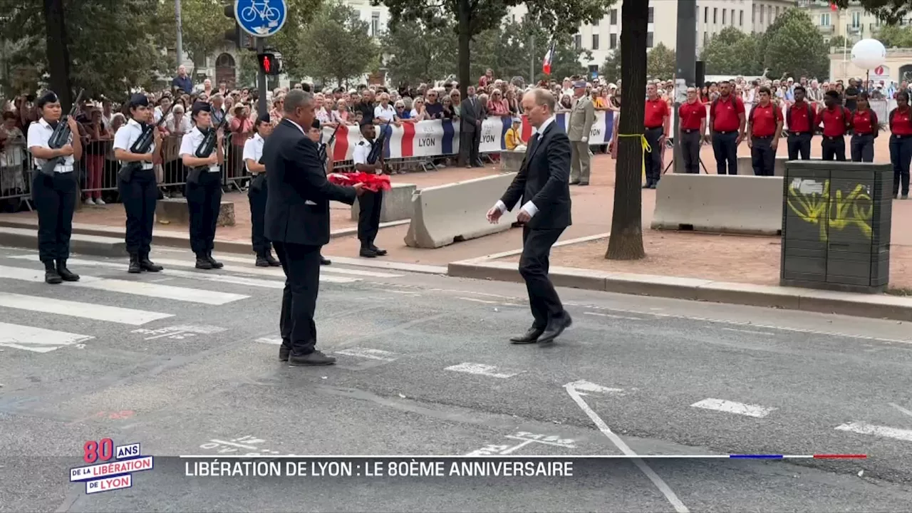 Lyon: la ville rend hommage aux anciens résistants pour les 80 ans de sa Libération