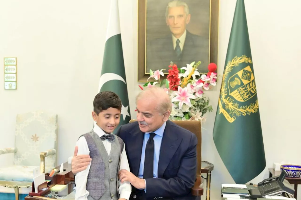 PM meets Guinness world record holder Sufiyan Mehsood