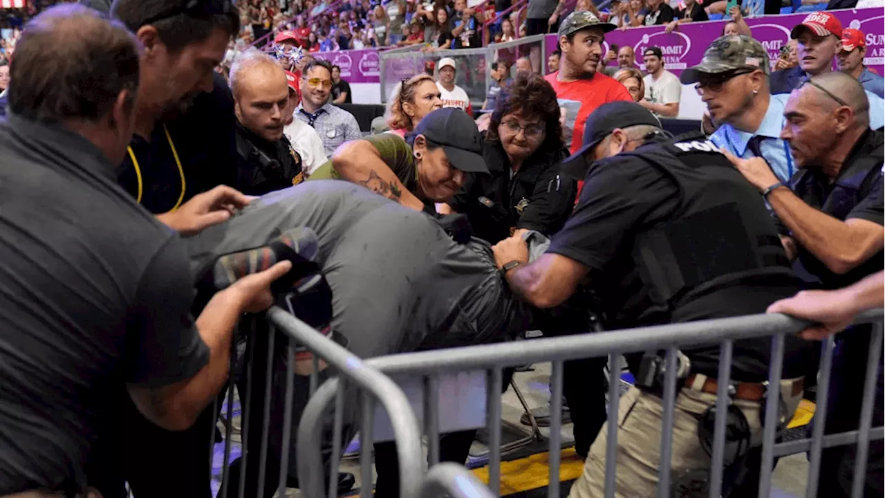 JPD: Pittsburgh man charged for climbing media riser during Trump rally in Johnstown