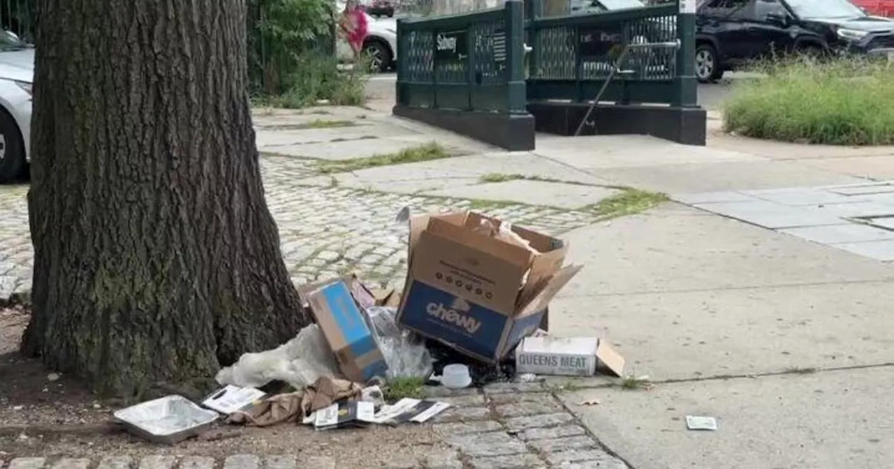 Queens resident says 'We don't know what else to do' about litter ravaging his neighborhood