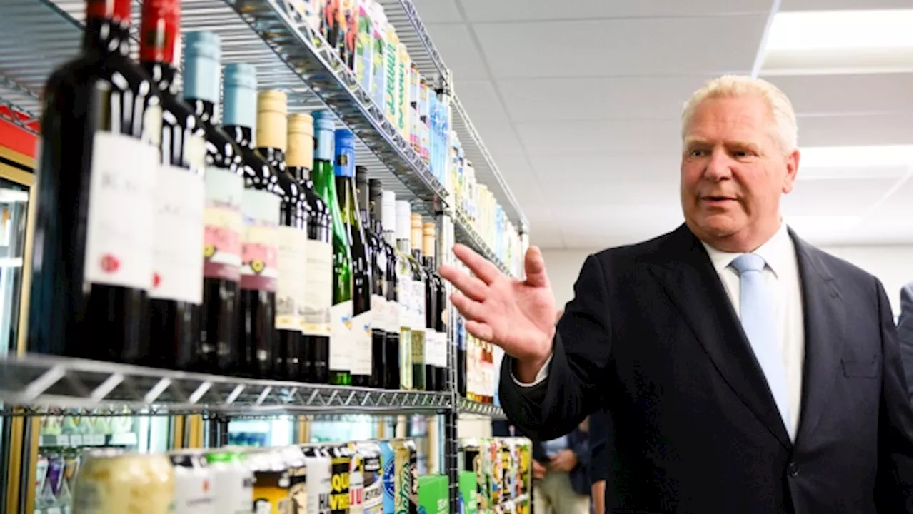 Ontario alcohol: Stores located near schools will be 'very responsible,' Ford says