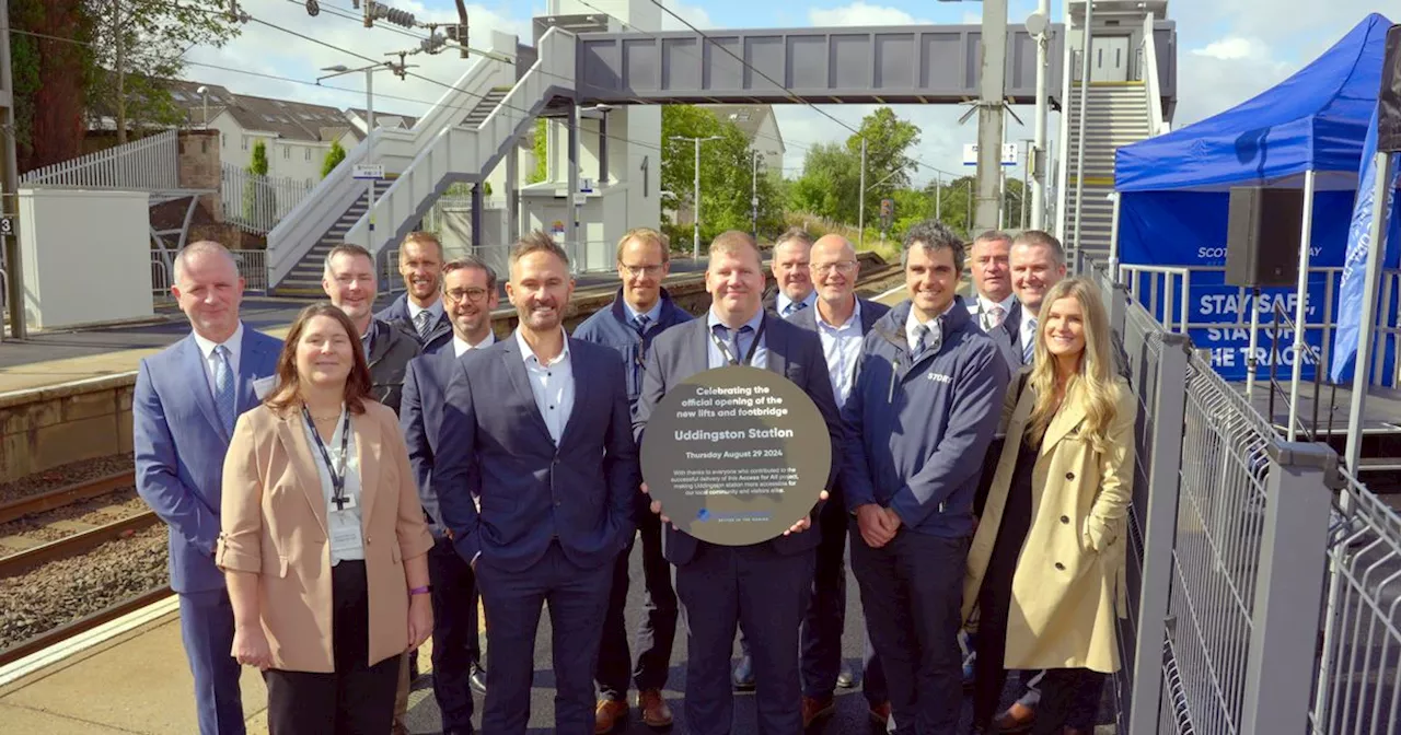 Official opening for £3.5m Uddingston accessible bridge