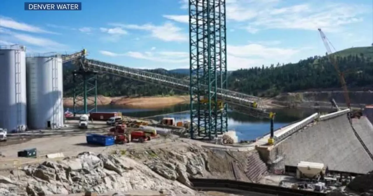 Gross Reservoir Dam Expansion Project to raise the base of the dam another 180 feet this year