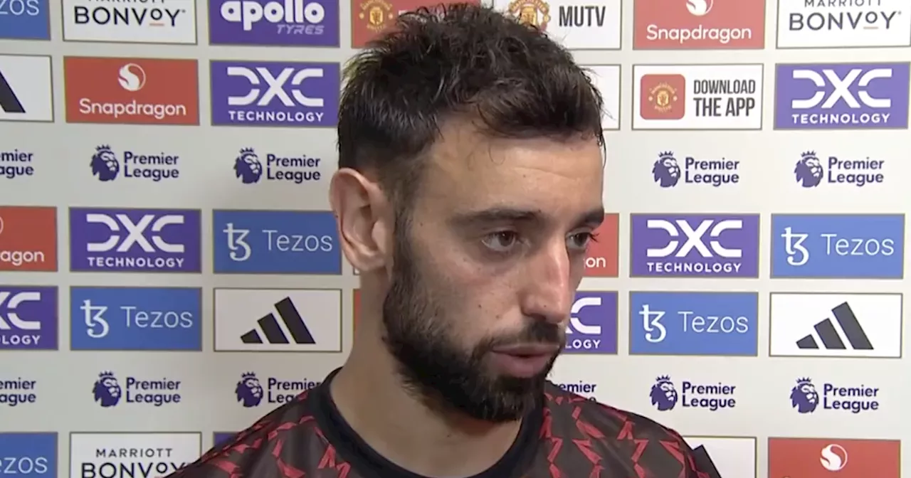 Bruno Fernandes forced to make Man United confession after Liverpool drubbing