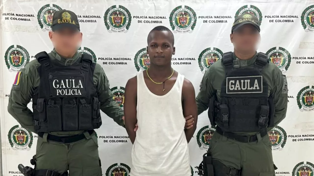 Capturan a ‘El Negrito’ cobrando una extorsión en Cartagena