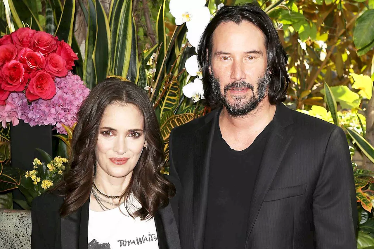 Winona Ryder says she and Keanu Reeves still call each other 'husband' and 'wife' over text