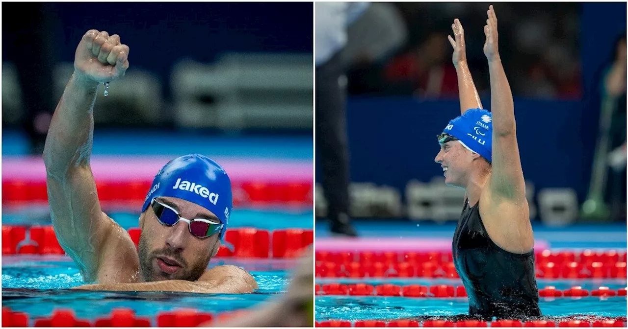 Paralimpiadi, altre due medaglie d’oro nel nuoto: Raimondi trionfa anche nei 100 farfalla, Gilli si…