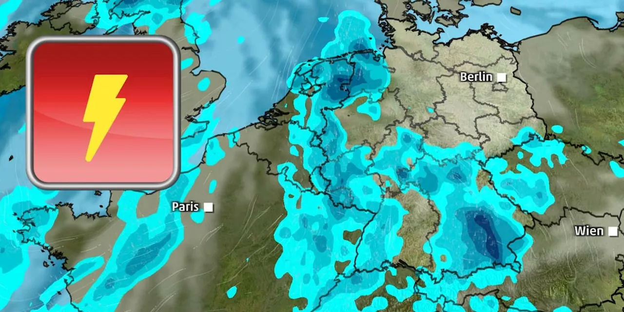 Regen sorgt in NRW für Hunderte Feuerwehreinsätze - und heute drohen neue Gewitter