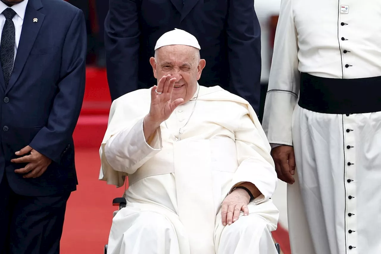 Pope Francis arrives in Indonesia as he begins ambitious Asia-Pacific tour