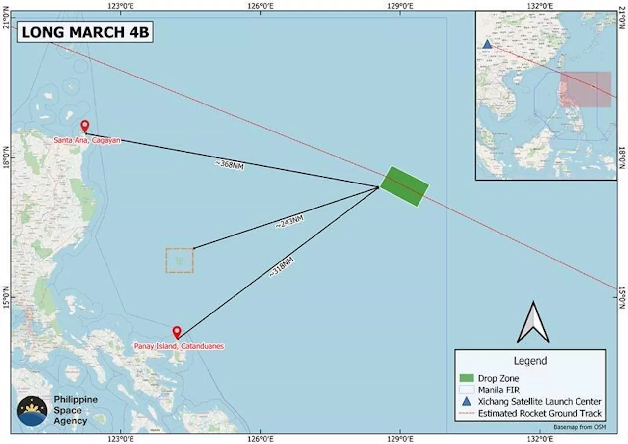 PhilSA warns of debris after Chinese rocket launch