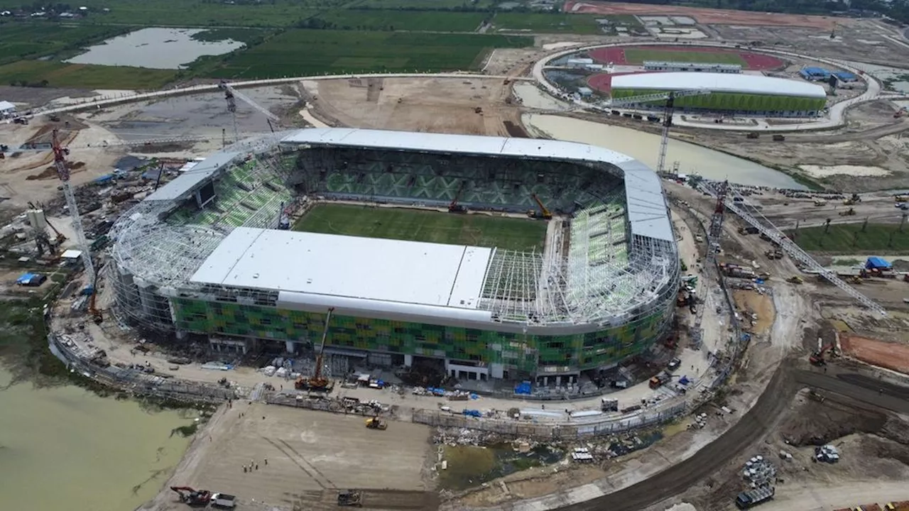 Akan Digunakan untuk Upacara Penutupan PON, Stadion Utama Sumut Belum Rampung