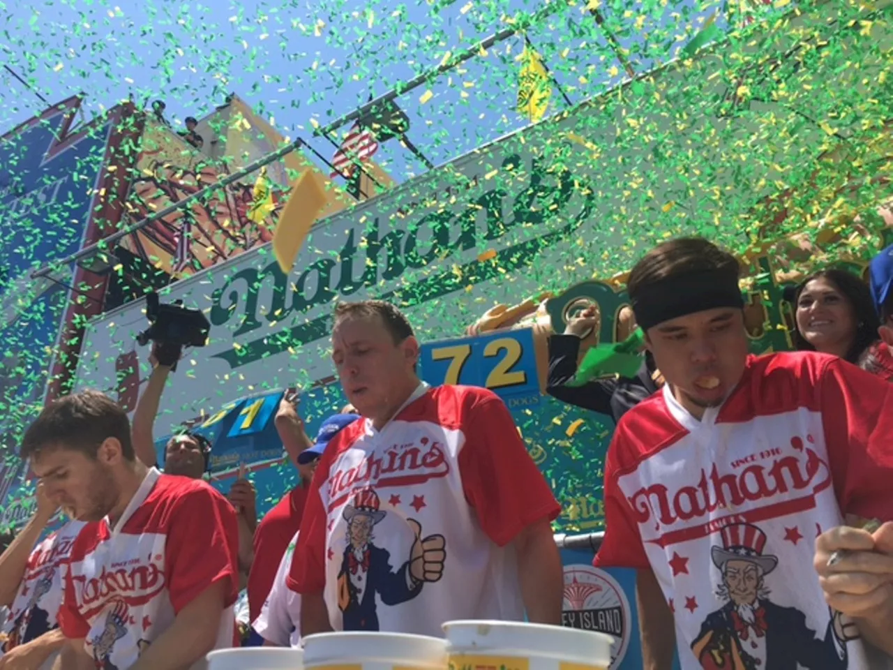 Joey Chestnut Shatters Hot Dog Eating Record in Netflix Special