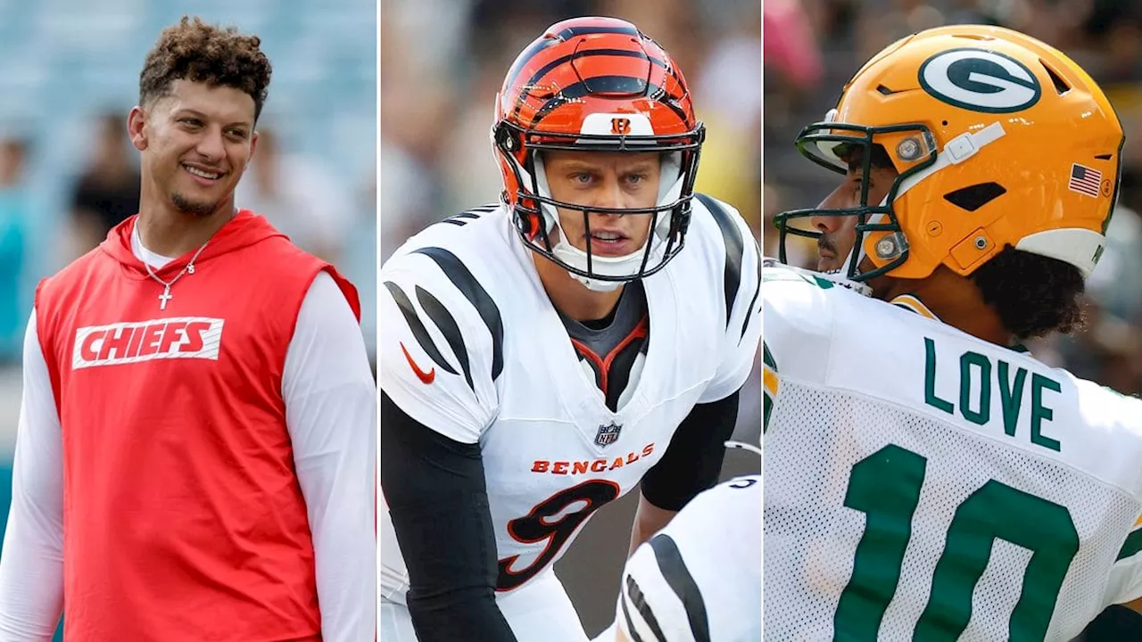 NFL 2024: Quarterback Ranking zum Saisonstart - mit Mahomes, Burrow, Love, Purdy