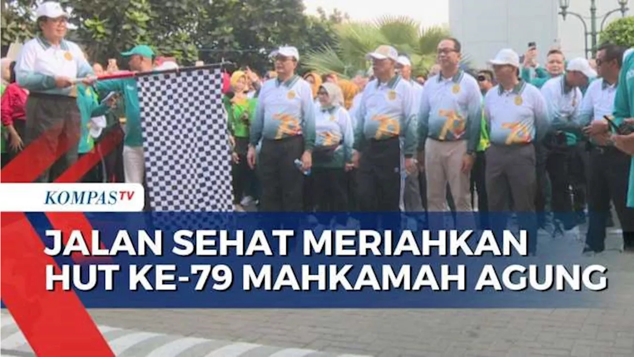 Jalan Sehat Meriahkan HUT Ke-79 Mahkamah Agung