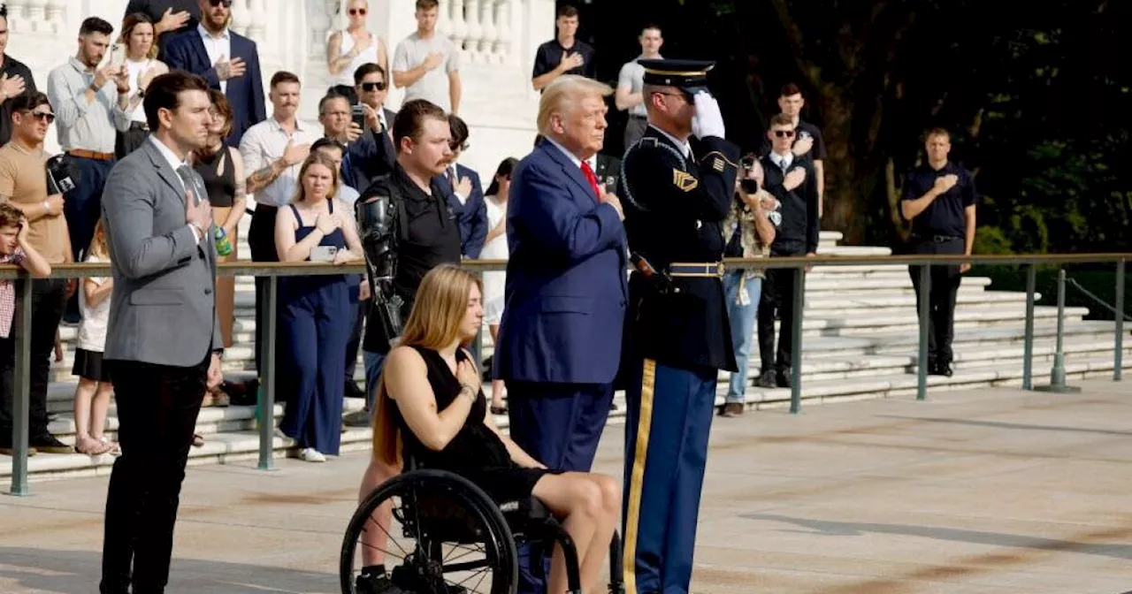 Despite evidence, Trump calls Arlington Cemetery incident a 'made up story'