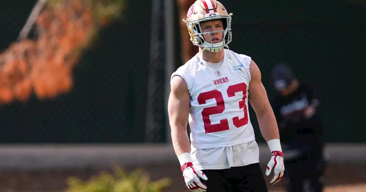 Christian McCaffrey returns to 49ers practice following calf injury