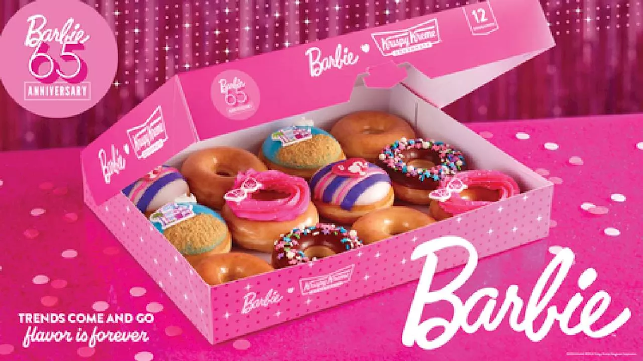 Krispy Kreme celebrates 65th anniversary of Barbie with new doughnut collection