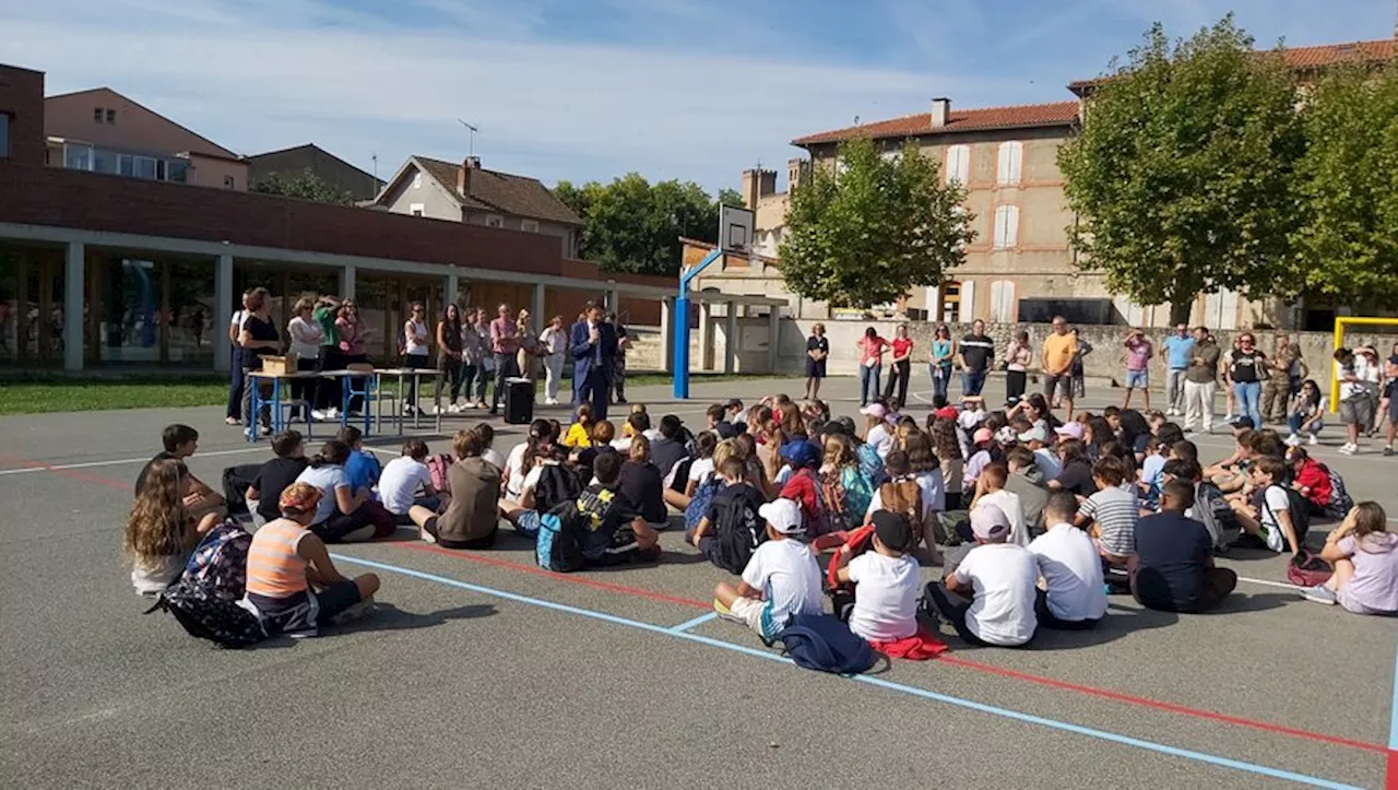 Premiers pas au collège de l’Institution Notre Dame à Pamiers pour les élèves de 6e